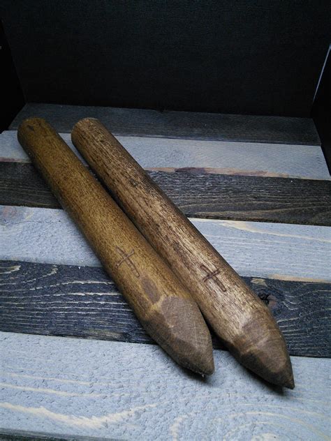 Old Fashioned Wooden Vampire Stake Set Round Large Sized - Etsy in 2022 | Vampire, Old fashioned ...