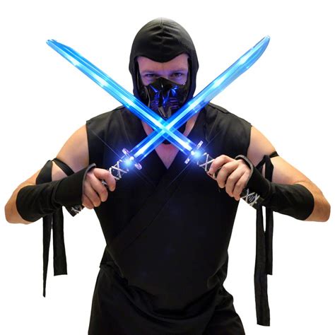 Buy Deluxe Ninja LED Light up with Motion Activated Clanging Sounds (2-Pack) Online at desertcartUAE