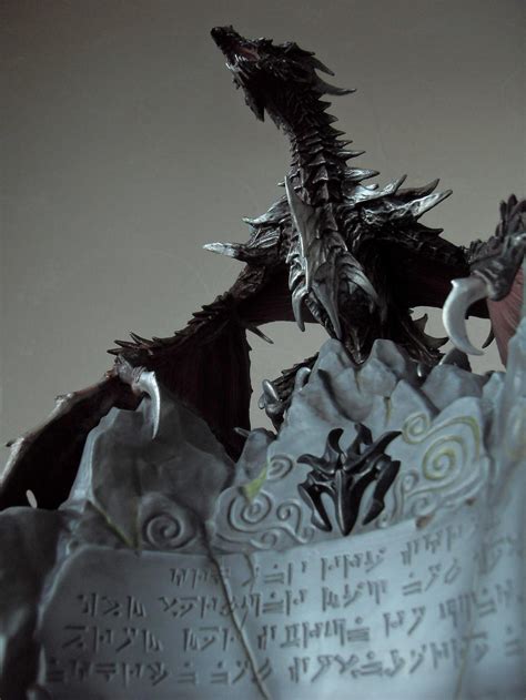 Alduin Statue Wall by Fenixxero on DeviantArt