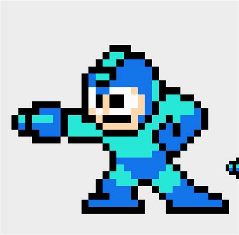 Mega Man Pixel Art Pattern | Pixel art pattern, Pixel art, Pattern art