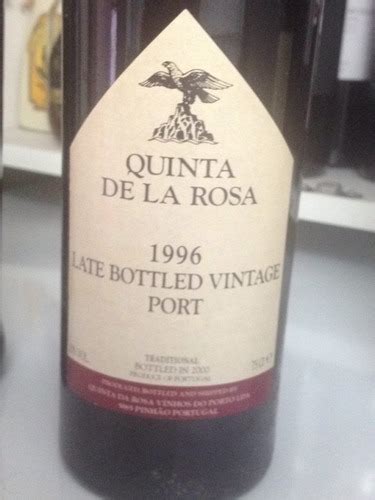 Quinta de La Rosa Port Late Bottled Vintage 1996 | Wine Info