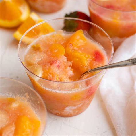 Slushy Frozen Fruit Cups Recipe | YellowBlissRoad.com