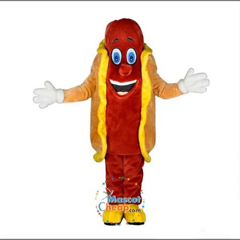 Hot Dog Mascot Costume