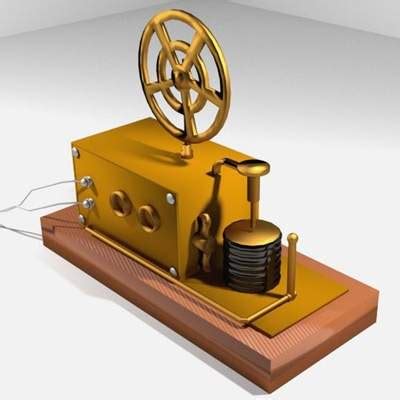 Telegraph Machine - 3D Model by faizal3DX