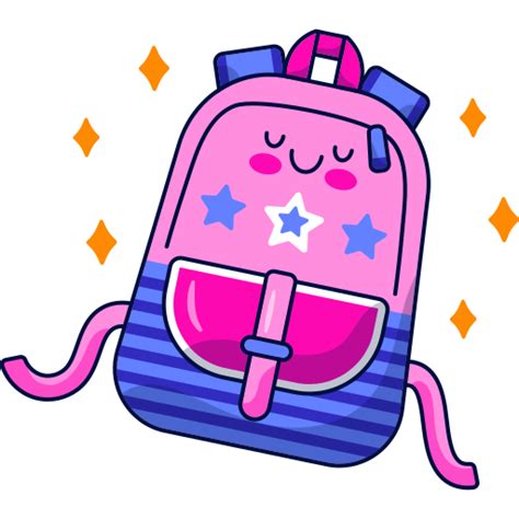 School bag Stickers - Free travel Stickers