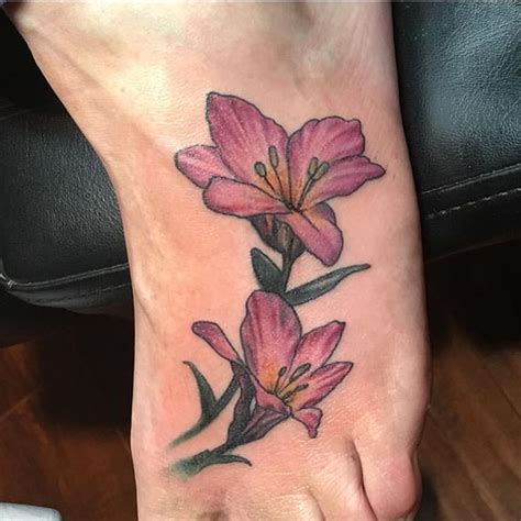 80+ Lily Flower Tattoo Designs & Meaning - Tenderness & Luck (2019)