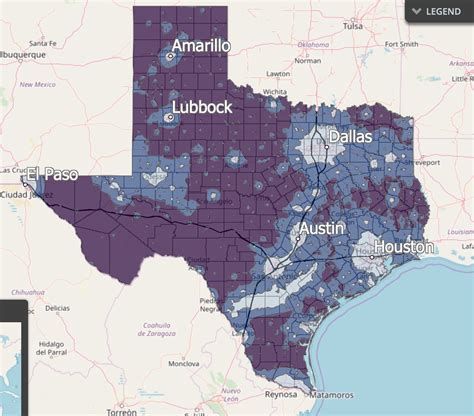 Texas Dark Sky Quality Map | Starry Sky Austin