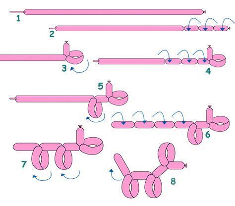 Stepwise instructions to make a balloon dog | Easy balloon animals ...