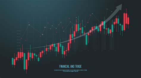 Trend line of Trading bar chart, a Stock market trend and forex trading ...