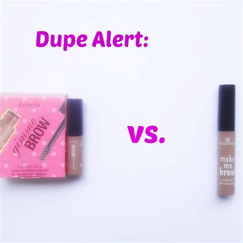 Benefit Gimme Brow vs. Essence Make Me Brow || DUPE - BeautyPepTalk