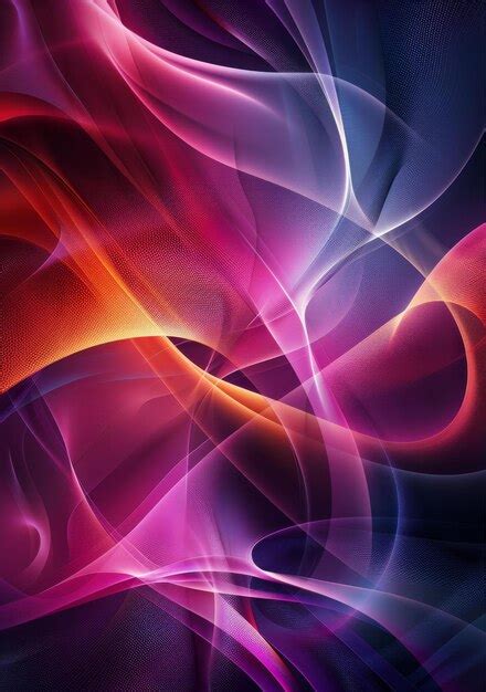 Abstract Colorful Wavy Lines Background | Premium AI-generated image