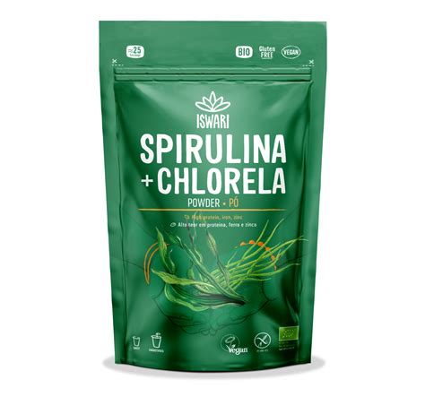 Buy now Spirulina + Chlorella powder Bio - Single Ingredients | Iswari