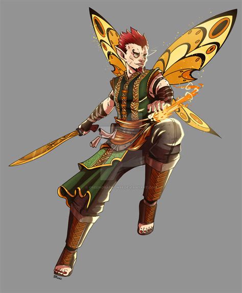 DnD Character Design | Fairy Warlock by GreenOraphon98 on DeviantArt