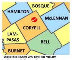 Coryell County, Texas Genealogy • FamilySearch