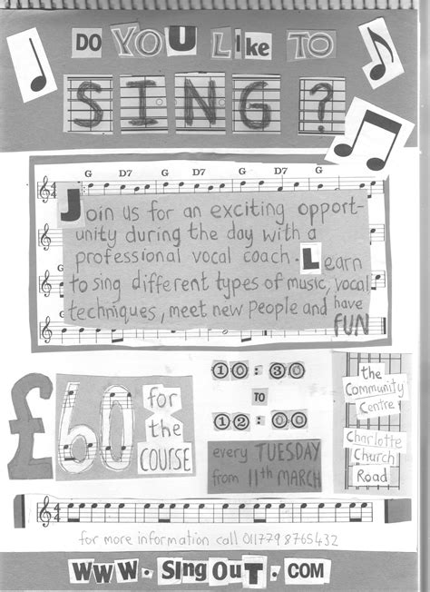 sing out poster 2 001 – Graphic design 1