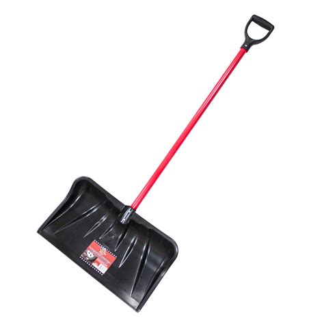 22" Combination Snow Shovel / Pusher with Poly D-Grip | Bully Tools, Inc.