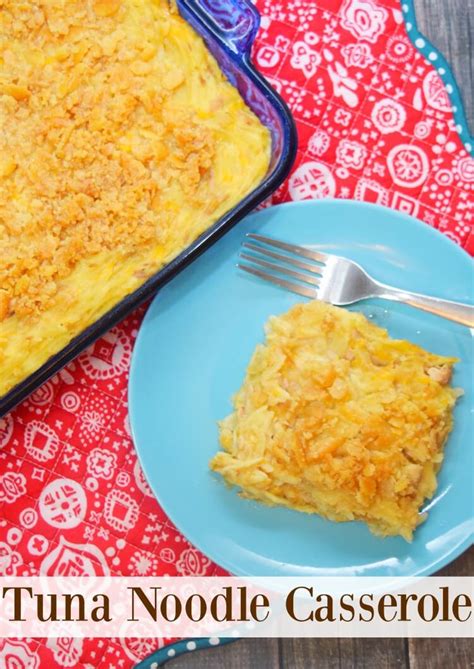 Cheesy Tuna Noodle Casserole | The TipToe Fairy