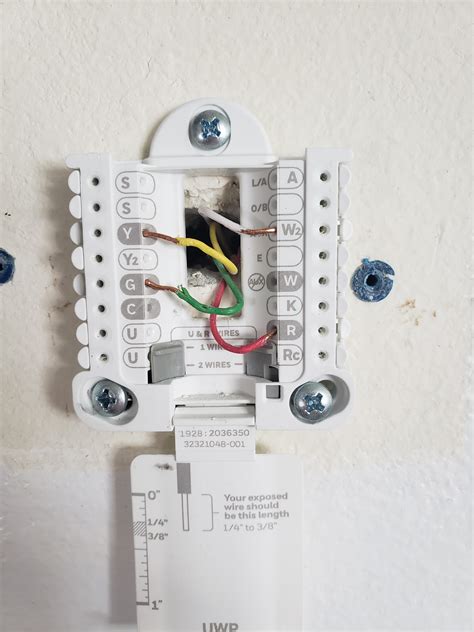 Honeywell Non Programmable Thermostat Wiring