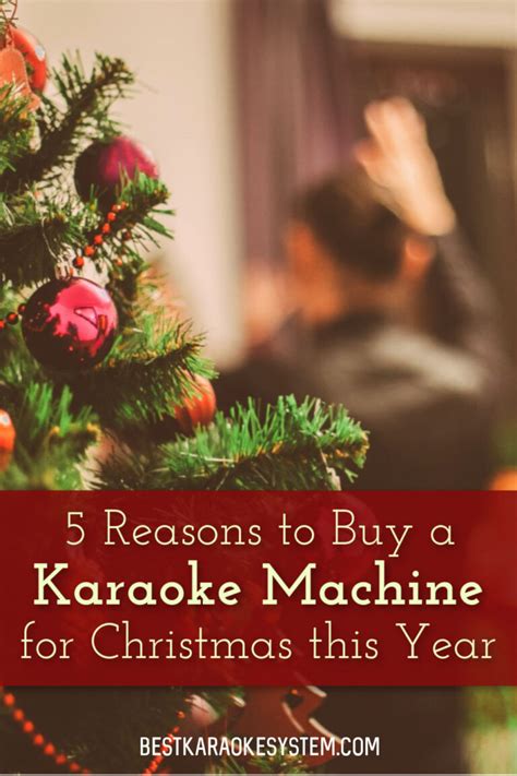 5 Reasons to Buy a Karaoke Machine for Christmas this Year - Best Karaoke System