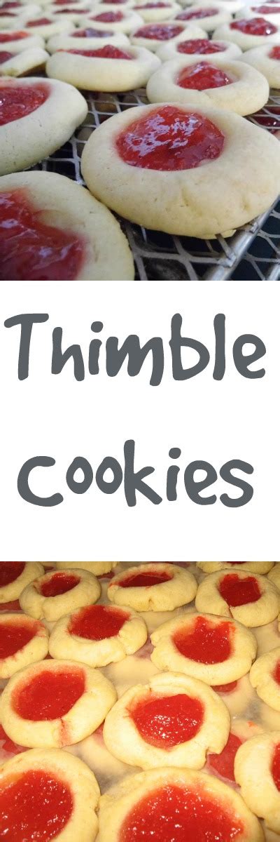 Thimble Cookies - My Windowsill