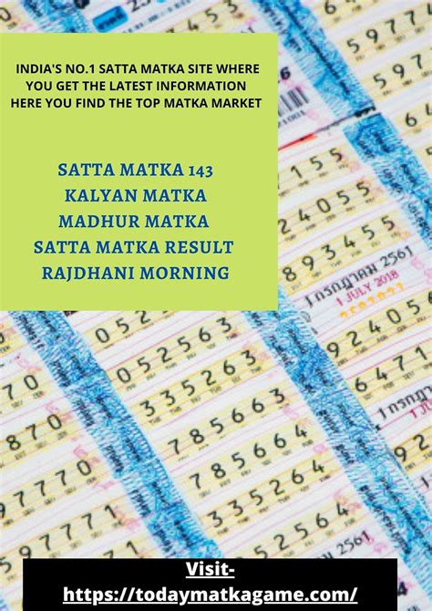 MADHUR MATKA RESULT| SATTA MATKA | Satta matka - Get Satta M… | Flickr