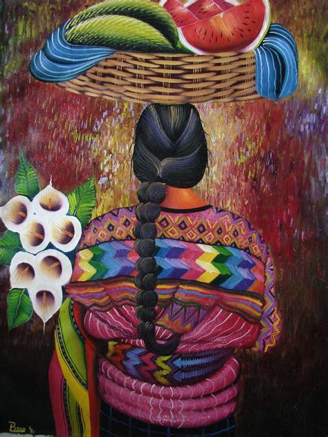 Guatemalan art, Mexican folk art, Mexican paintings