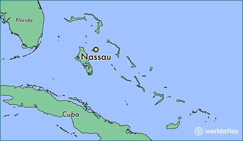 Nassau Bahamas Map Printable