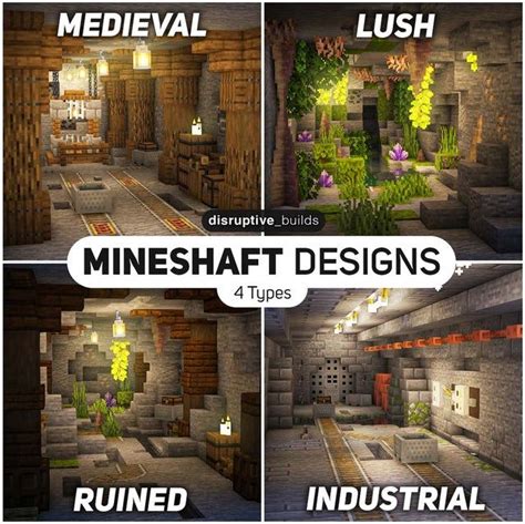 Here are some themed Mineshaft designs I created! : Minecraftbuilds ...