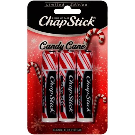 ChapStick Candy Cane Lip Balm, 3 ct - Kroger