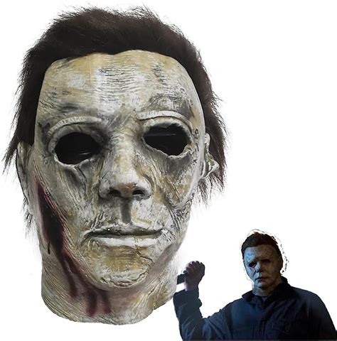 Halloween Kills Michael Myers Latex Mask Adult Costume Party Scary Cosplay - lagoagrio.gob.ec