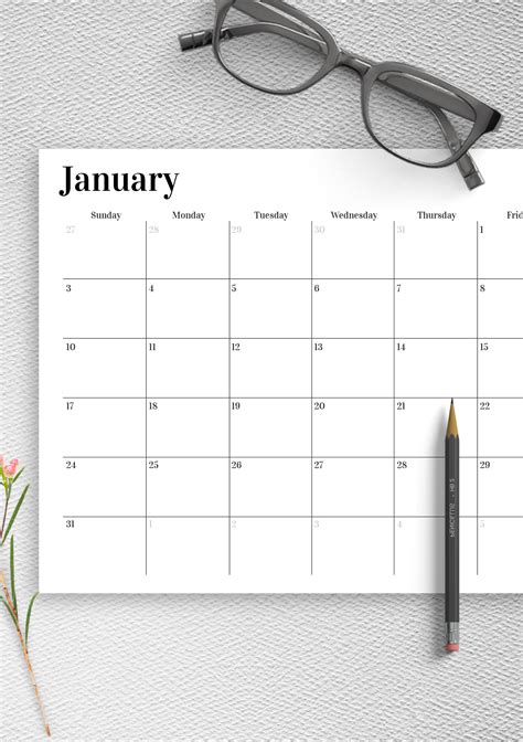 Free Printable Calender