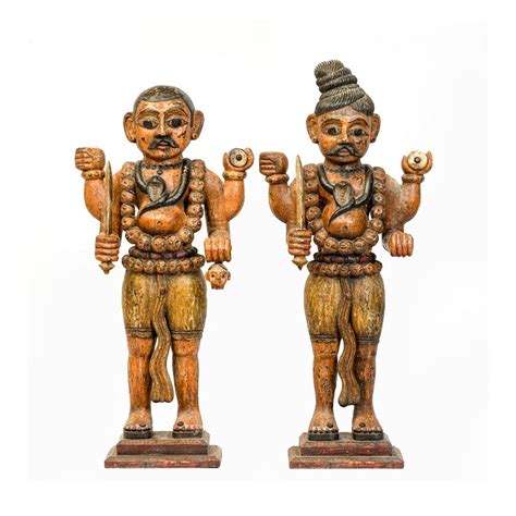 Shop Online Old Wooden Sadhu Statue - Artist Art