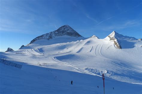 Summer Skiing on the Hintertux Glacier in Austria's Zillertal Valley