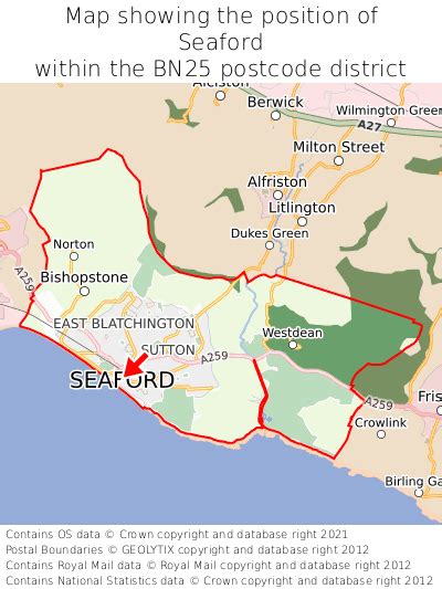 Where is Seaford? Seaford on a map