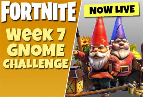 Gnome Fortnite Week 7 Challenge: Hidden Map Locations REVEALED for new Battle Pass update | PS4 ...