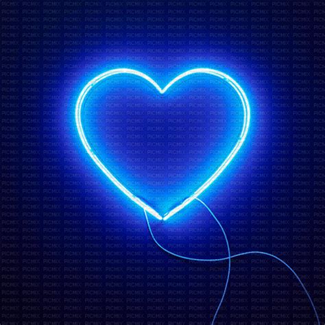 Background Blue Heart, background , animated , heart , blue , light , neon , moonflower26 - Free ...