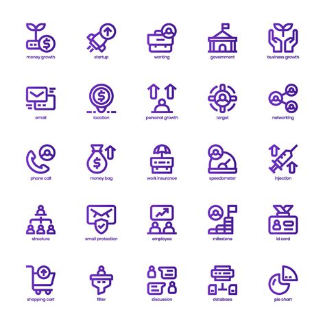 Business Growth icon pack for your website, mobile, presentation, and ...