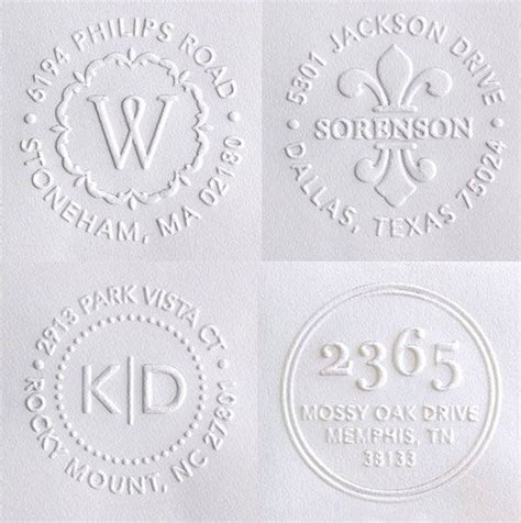 Personalized Embossing Stamp, Custom Embossing stamp, Custom logo Embossing stamp, emboss stamp ...