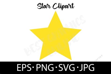 Shining Star EPS SVG PNG JPG File Star Vector Graphic - CUP1202871 ...