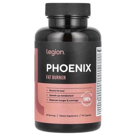 Legion Athletics, Phoenix, Fat Burner, 90 Capsules