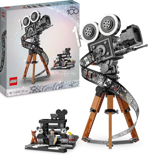 LEGO 43230 Disney Walt Disney Tribute Camera, 100th Anniversary ...