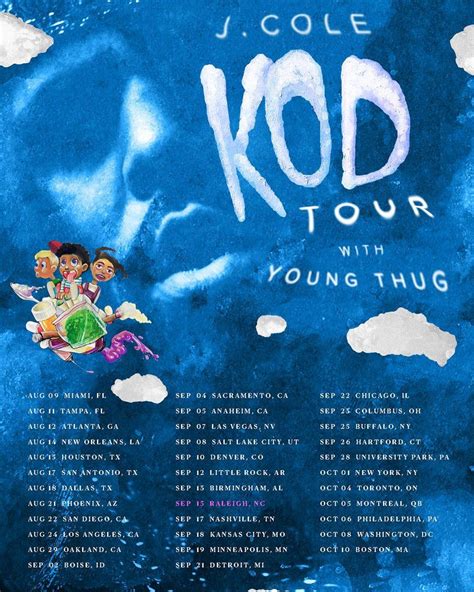 J. COLE - 'KOD TOUR' ON SALE NOW - ROC NATION