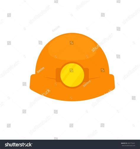Coal miner hat icon. Vector illustration isolated on white background | Vector illustration ...