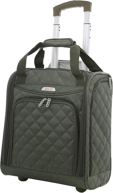 Amazon.com | Airline Approved Underseat Carry On Personal Item Tote Bag Small Rolling Luggage ...