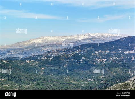 Lebanon Mountain Landscape Stock Photo - Alamy