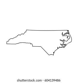 3,986 North Carolina State Outline Images, Stock Photos, and Vectors ...