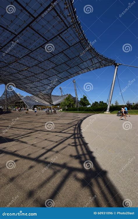 Glazed Roof of the Olympic Stadium in Munich, Germany Editorial Photo ...