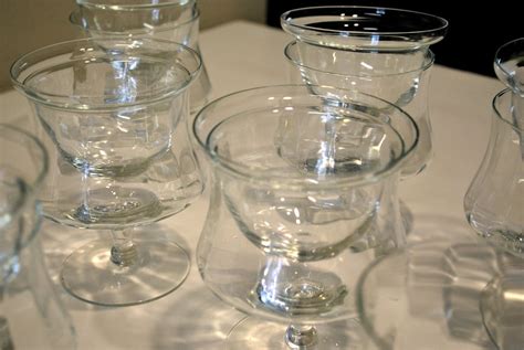 Set of 8 Crystal Shrimp Cocktail Glasses by EMShoppe on Etsy