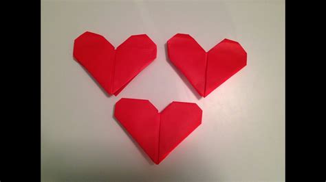 Origami Heart for kids - YouTube