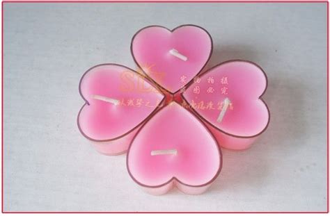 Cheap Pink Heart Shaped Scented Candles Wedding Romantic Unity Candle Birthday Floating Candles ...